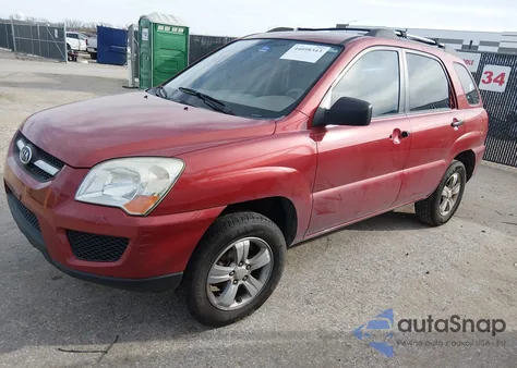 2009 Kia Sportage Lx z USA, uszkodzony, nr VIN KNDJF724897556329